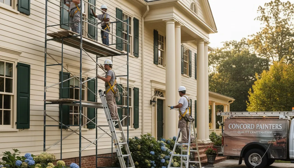 Professional painting team serving Lynchburg, VA with interior and exterior house painting services