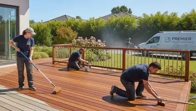 Deck painting service in Lynchburg, VA for durable, weather-resistant exterior wood protection