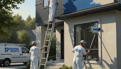 Exterior house painting in Lynchburg, VA by local professional painters