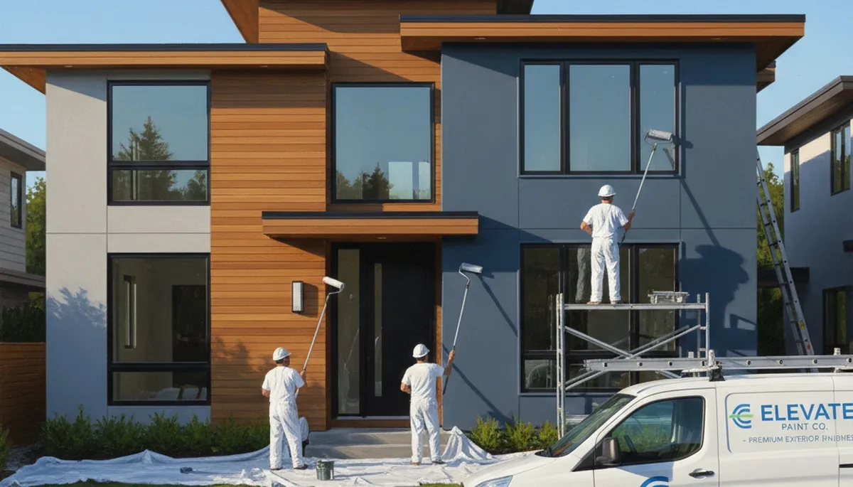Exterior house painting in Lynchburg, VA by Lynchburg Paint Pros protecting curb appeal