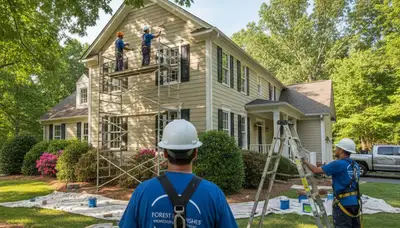 Professional painters serving Lynchburg, VA for interior and exterior house painting services