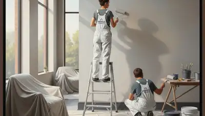 Interior house painting in Lynchburg, VA by Lynchburg Paint Pros for lasting, professional results