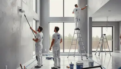 Interior house painting in Lynchburg, VA by professional painters for a refreshed home interior