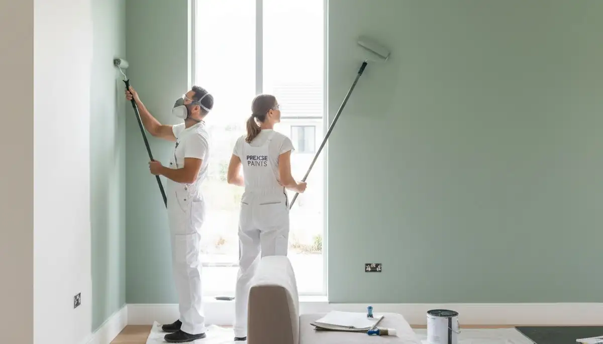 Interior house painting in Lynchburg, VA by Lynchburg Paint Pros for a bright, fresh home interior