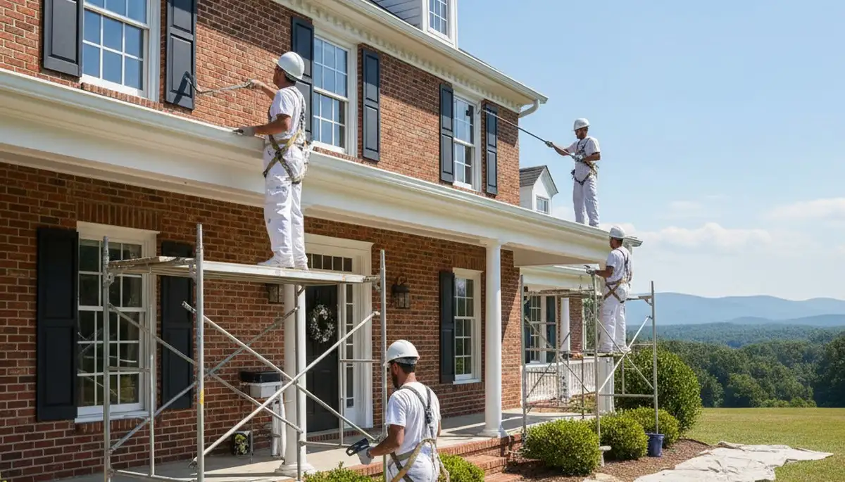 Professional painters serving Lynchburg, VA for interior and exterior residential painting projects