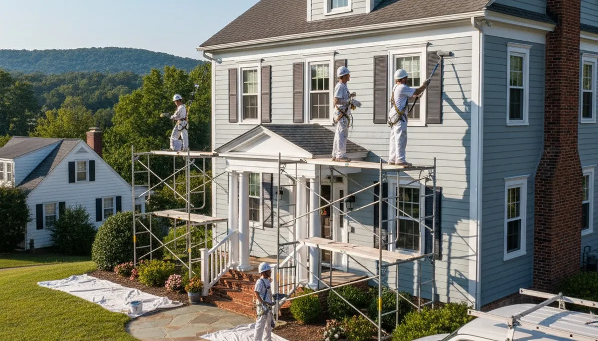 Professional painters serving Lynchburg, VA for interior and exterior house painting services