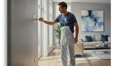 Paint touch-up service in Lynchburg, VA for seamless home wall repair and repainting