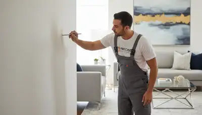 Paint touch-up service in Lynchburg, VA for seamless home paint repair and color matching