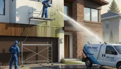 Pressure cleaning service in Lynchburg, VA for homes with pollen and mildew buildup