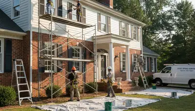 Professional painters serving Lynchburg, VA for residential and commercial painting services
